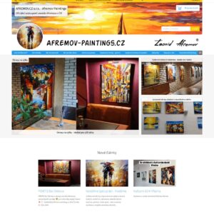 E-shop Afremov-Paintings.cz - stylové impresionistické obrazy